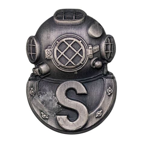 army silver oxidized salvage diver badge vanguard