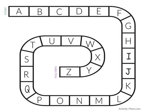 Free Printable Alphabet Board Games - Printable Templates