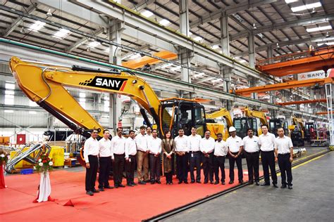 Sany India Rolls Out 1000th And 1001st Machine From Chakan Plant Motorindia