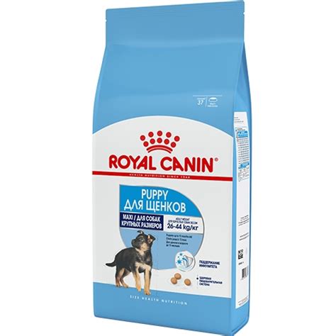 Royal Canin Maxi Junior для щенков с 2 до 15 месяцев