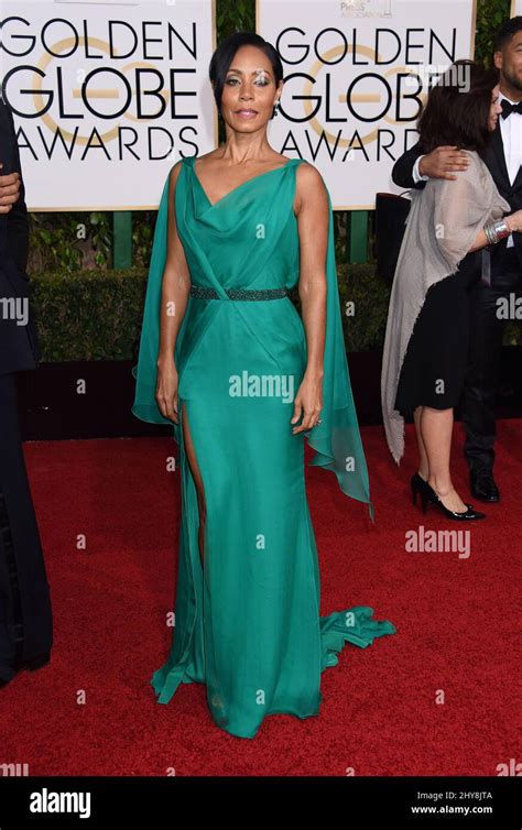 Jada Pinkett Smith Attending The 73rd Annual Golden Globe Awards Held