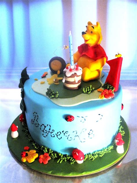 Winnie The Pooh 1st Birthday Cake