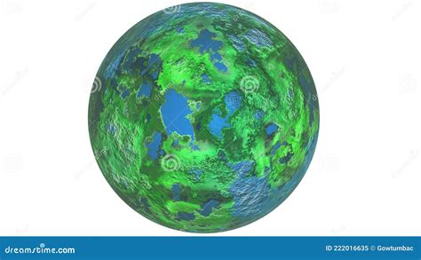 High Resolution Digitally Created Planet Uranus Stock Illustration