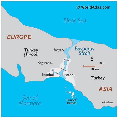 Estreito De Bósforo Mapa