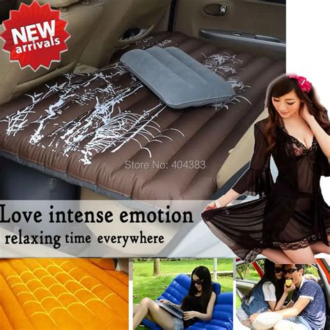 Hot Sale Sleeping Or Sex Love Car Travel Inflatable Mattress Inflatable