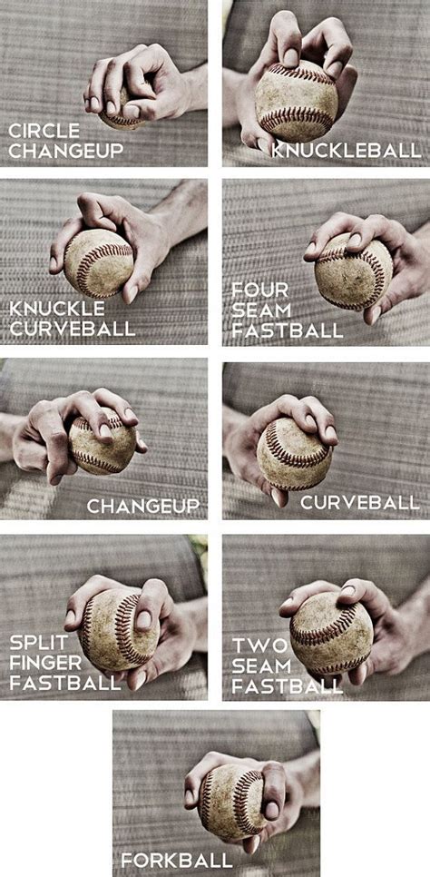 How To Hold A Baseball For Different Pitches Pictures Photos And