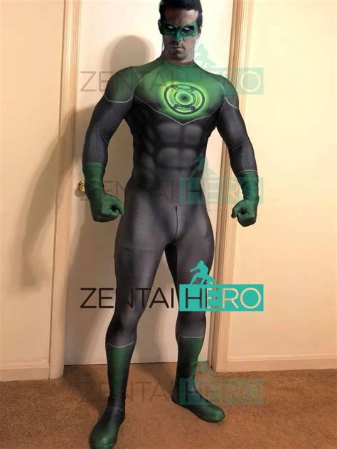 3d printed green lantern cosplay costume 2019 movie green lantern 2 john stewart green lantern