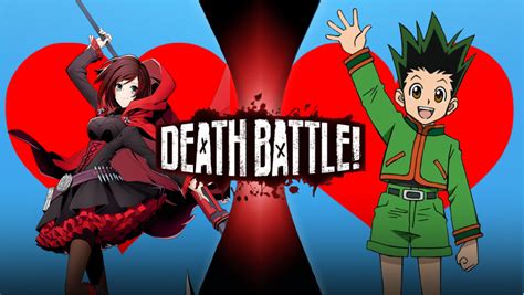 Ruby Rose V Gon Freecss Battle Between Rwby And Hunter X Hunter R