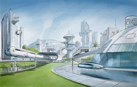 Futuristic City Futuristic City Utopia Sci Fi City