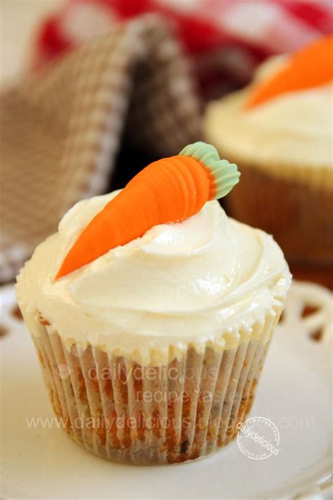 Dailydelicious Carrot Cupcakes Easy Cupcake For Everyone