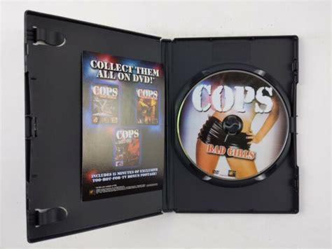 COPS TV SHOW 3 DVDs SHOTS FIRED BAD GIRLS CAUGHT IN THE ACT OUT