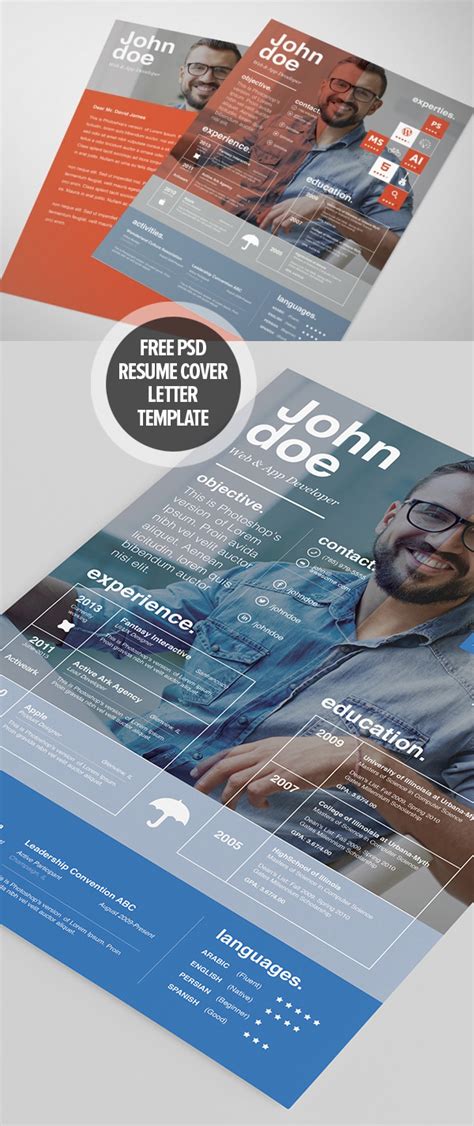 May 22, 2020 · free professional resume templates. 15 Free PSD CV/Resume and Cover Letter Templates - iDevie