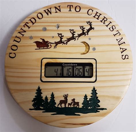 Christmas Countdown Timer Etsy