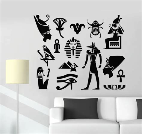 Vinyl Wall Decal Ancient Egypt Symbol Eye Pyramid Living Room Stickers G1189 20 99 Picclick