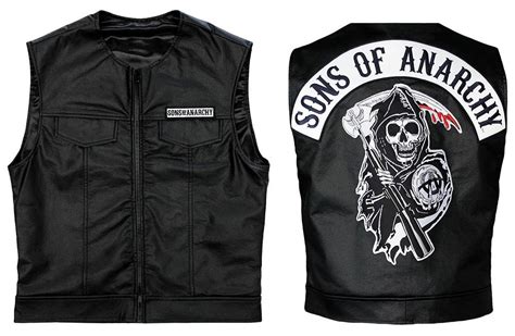 Sons Of Anarchy Official Vest Officially Licensed Jax Teller Samcro