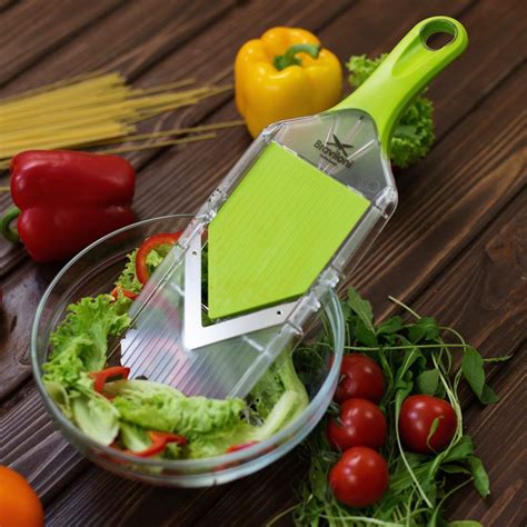 However, we prefer a slicer that can adjust to size. Mandoline Vegetable Slicer Cutter - Onion & Tomato Veggie ...