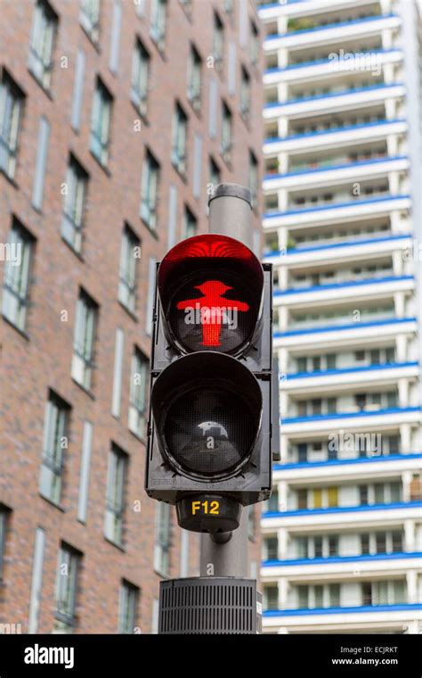 Germany Berlin Traffic Light Stock Photo Alamy