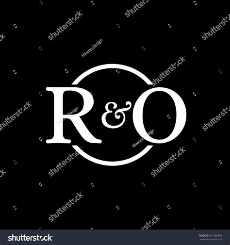 Ro Logo Stock Vector Royalty Free 641280856