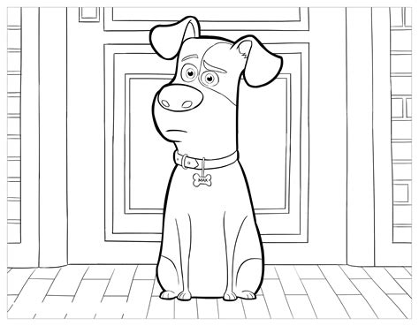 The Secret Life Of Pets Coloring Pages Best Coloring Pages For Kids