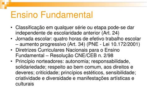 PPT Estrutura e organização do ensino no Brasil aspectos legais e