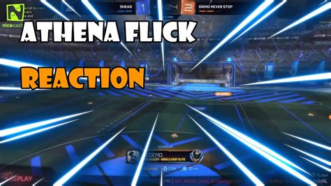 Daily Rocket League Highlights Athena Flick Reaction Youtube