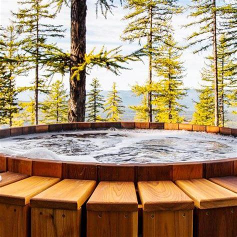 Northern Lights Classic Wooden Hot Tub 6 Person Ht6r Hot Tub Hot Tub Outdoor Hot Tub Garden