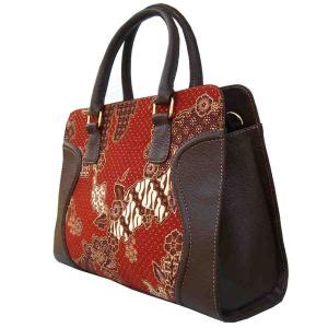 tas wanita motif batik kode bb brown pasar tas