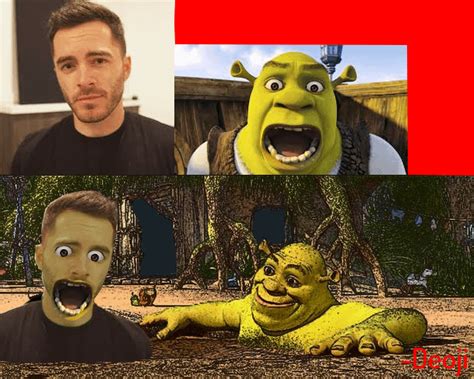 I Photoshopped Shrek And Jordan Together Captainsparklez
