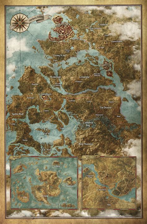 The Witcher 3 Wild Hunt Huge Full World Map Revealed