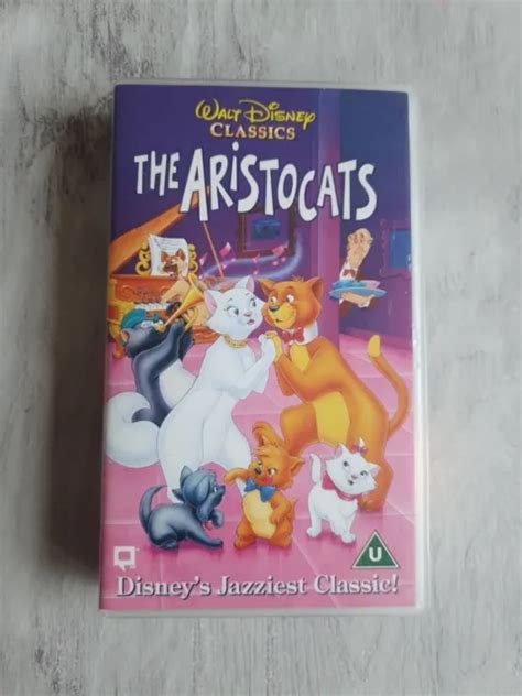 Walt Disney Classics The Aristocats Vhs Video Tape Disney S Jazziest
