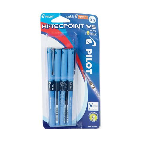 Pilot Liquid Ink Roler Ball Pen Bxv5bt8 8piece Online At Best Price