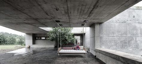 Concrete Bunker Like House Is Monsoon Proof Modern House