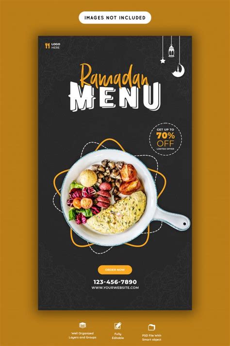Special Ramadan Food Instagram Story Tem Premium Psd Freepik Psd