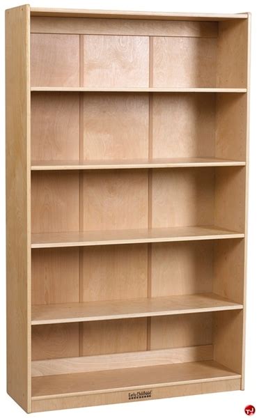 The Office Leader Astor 60h Open Wood Bookcase