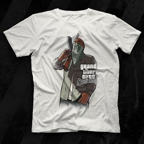 Grand Theft Auto White Unisex T Shirt Tees Shirts Video Game T