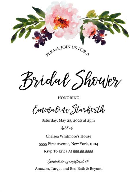 free wedding shower invitation template weddingchicks printable bridal shower invitations