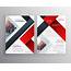 Abstract Red Black Geometric Brochure Design Template  Download Free