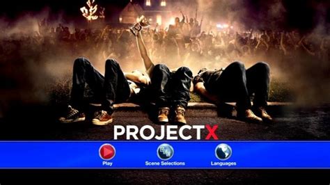 Project X 2012 Dvd Menus
