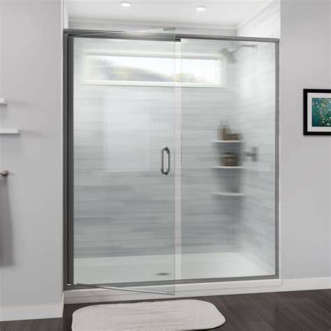 Infinity Semi Frameless 1 4 Inch Glass Swing Door Basco Shower Doors