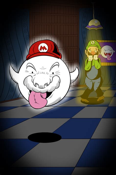 Super Mario Galaxy Boo Mario By Owenoak95 On Deviantart