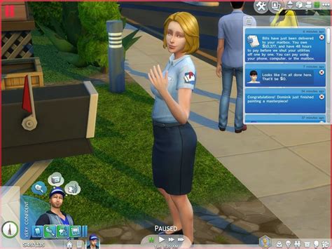 My Sims 4 Blog Maid And Mailman No Fake Actions By Shimrod101