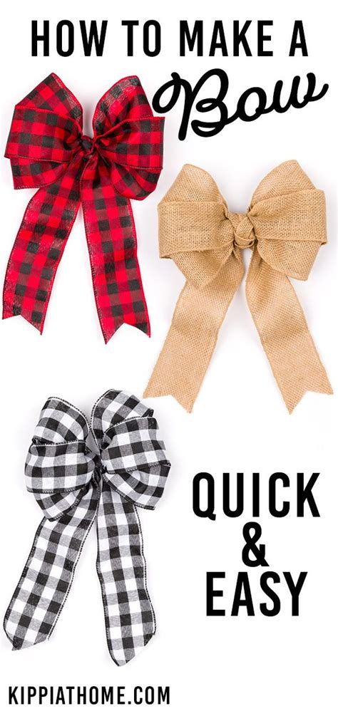 Easy Bow Making Tutorial For Beautiful Christmas Decor