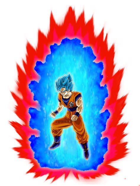 Goku Beyond Ssj Blue Kaioken By D3rr3m1x On Deviantart