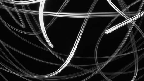 Vs64 Curve Line Abstract Dark Bw Pattern Light Wallpaper