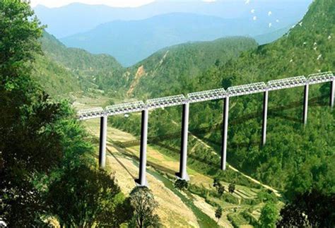 Railways Constructing Worlds Tallest Pier Bridge In Manipur Double