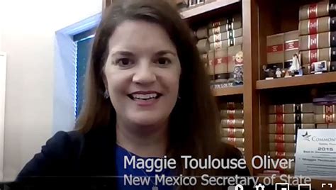 Watch Video Maggie Toulouse Oliver Nm Secretary Of State 07 15 21