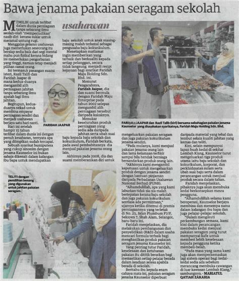 A stable electricity supply is a shared responsibility. Faridah Maju Holding Sdn Bhd: Bawa Jenama Pakaian Seragam ...