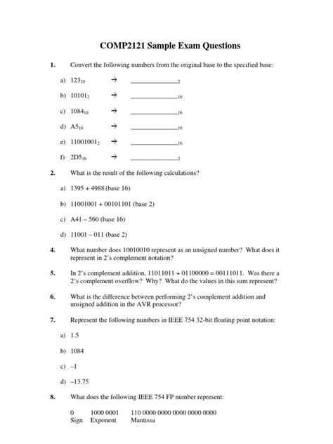 Computer engineering electrical engineering mechanical engineering. Sample Exam Questions | Computer Hardware | Computer ...