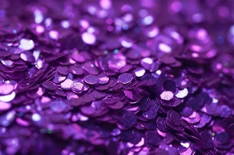 Premium Ai Image Purple Glitter Background Generated By Ai