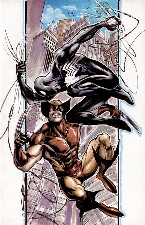 Spidey Vs Wolverine By Yildiray Cinar Wolverine Spiderman Man Vs
